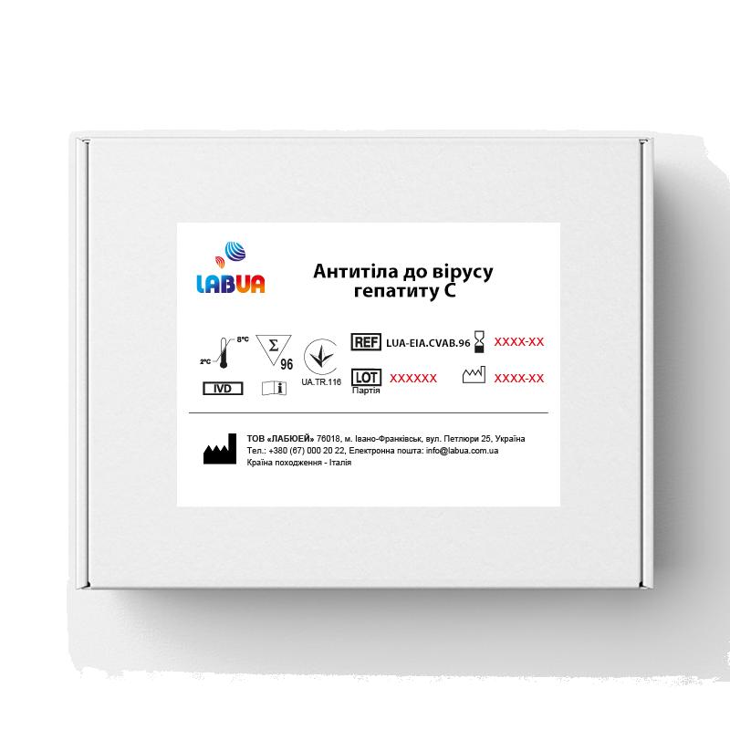 Набір для визначення антитіл до HCV, LUA-EIA.CVAB.96, LABUA